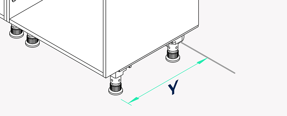 schéma pour comment mesurer la longueur d'une plinthe