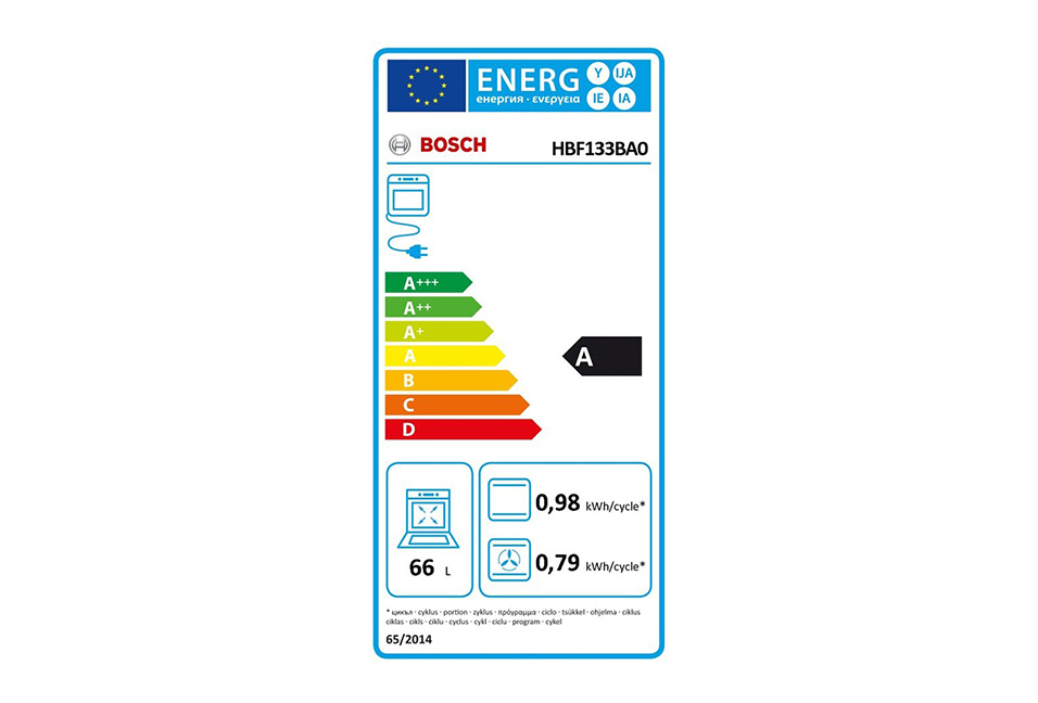 Etiquette énergétique HBF133BA0